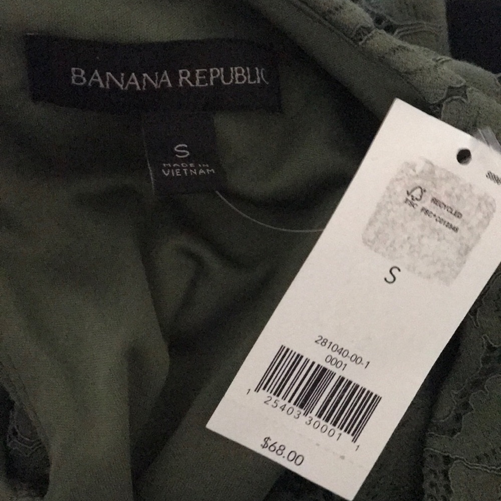 NWT Banana Republic bell sleeved lace top - Picture 7 of 8